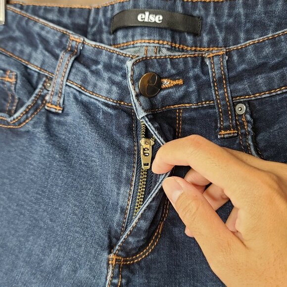 Else Jeans Womens Size 27 Blue Medium Wash Denim Skinny Casual Basic Ladies - Picture 8 of 12
